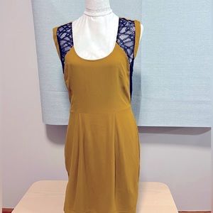 Urban Outfitters Silence + Noise Mustard Yellow Dress